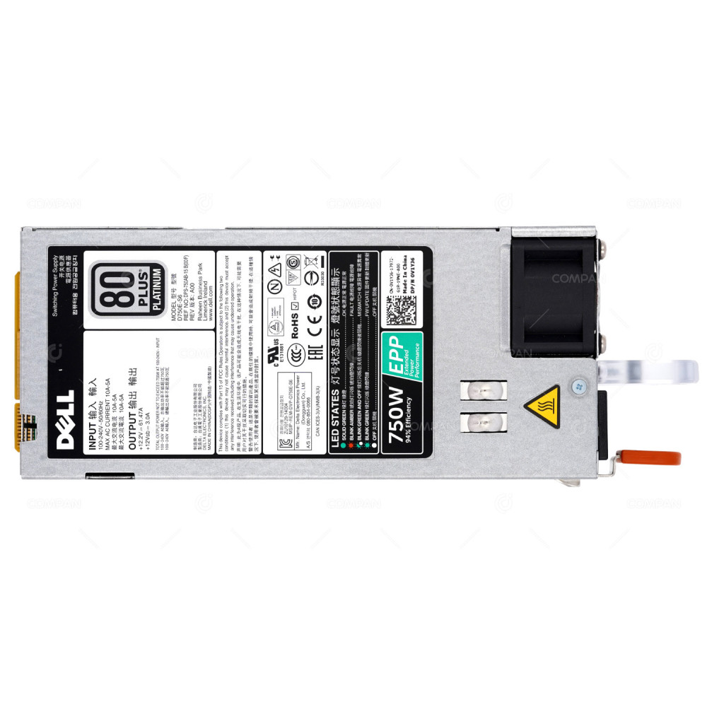 V1YJ6 DELL 750W POWER SUPPLY FOR R530 R630 R730 R730XD R540 R640 R740